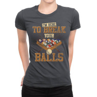 Funny Pool Player Snooker Billiard 1 Ladies Fitted T-shirt | Artistshot