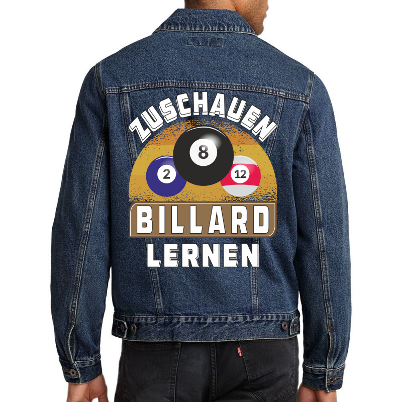 Watch Learn Billiards Men Denim Jacket | Artistshot