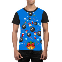 Cool Billiards Gift Christmas Tree Billiards Lover Graphic T-shirt | Artistshot