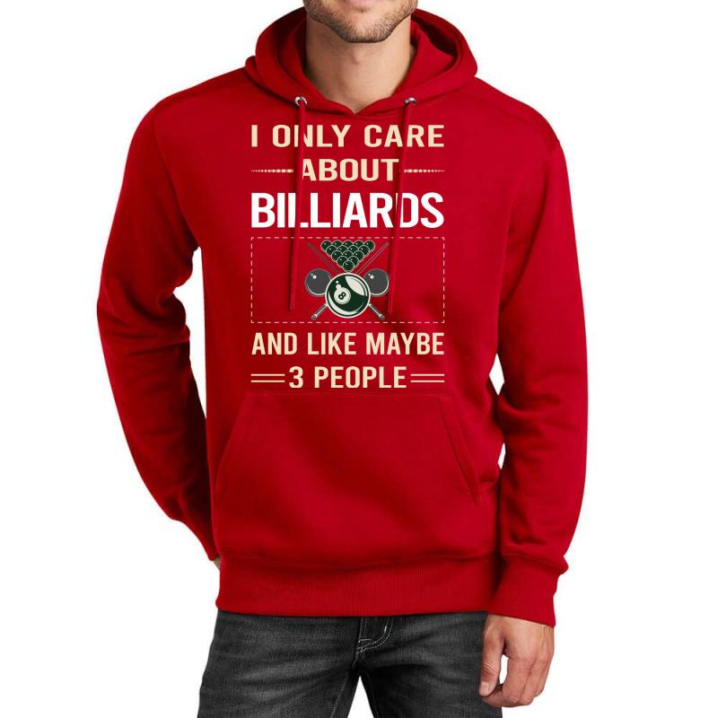 Funny 3 People Billiards Unisex Hoodie | Artistshot