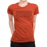 Colm Tibn Nature Red Ladies Fitted T-shirt | Artistshot