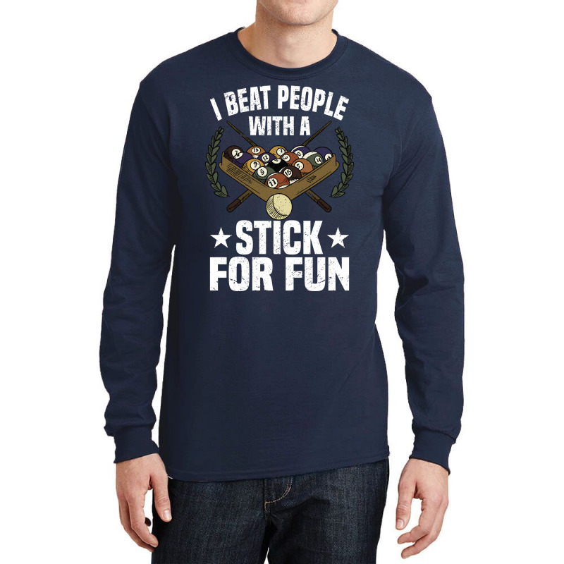 Billiards Pool Player Snooker Funny Gift Long Sleeve Shirts | Artistshot