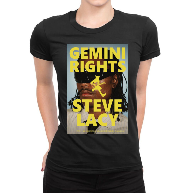 Steve Lacy Gemini Rights Ladies Fitted T-Shirt by ruthsandlin | Artistshot