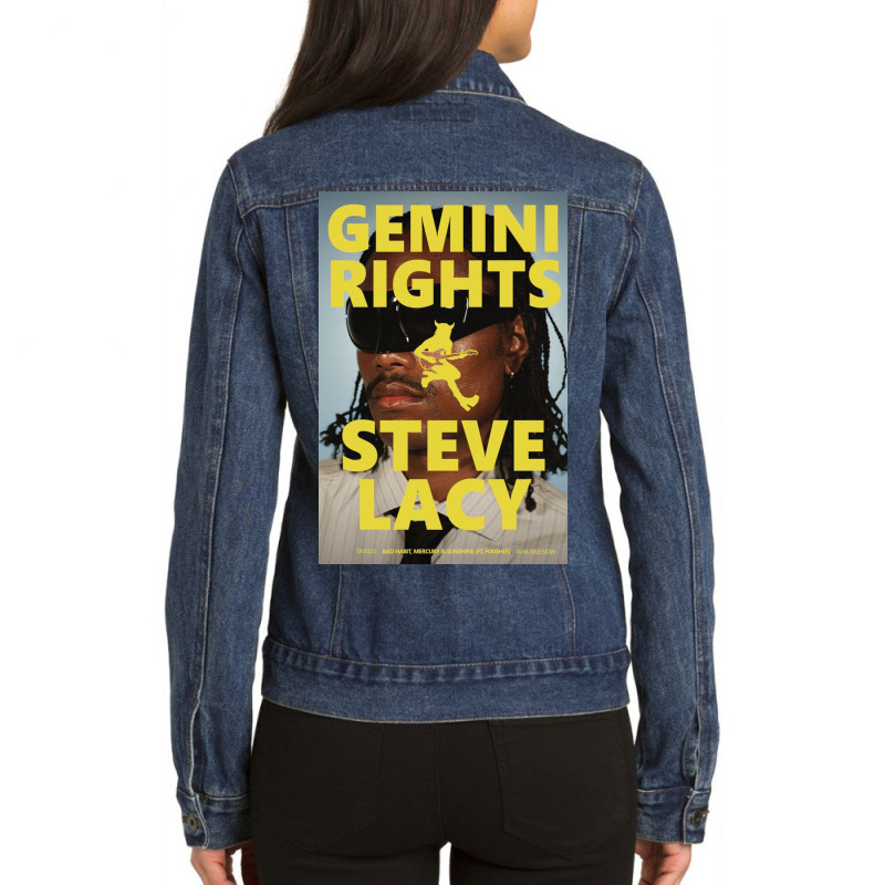 Steve Lacy Gemini Rights Ladies Denim Jacket by ruthsandlin | Artistshot