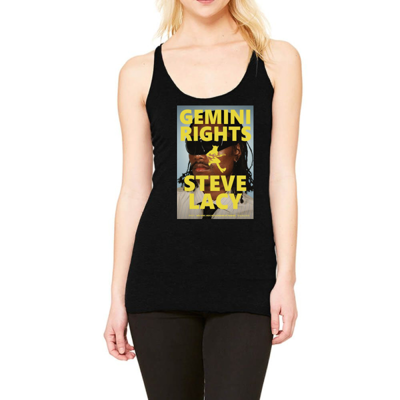 Steve Lacy Gemini Rights Racerback Tank by ruthsandlin | Artistshot