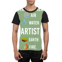 5 Elements Artist Stars Graphic T-shirt | Artistshot