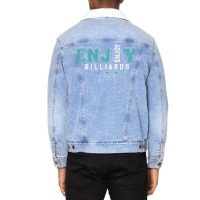 Enjoy Billiards Unisex Sherpa-lined Denim Jacket | Artistshot