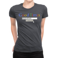 Good Times Playing Billiards Ladies Fitted T-shirt | Artistshot