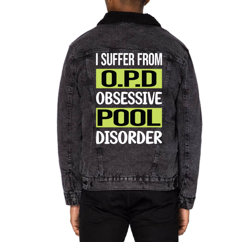 Obsessive Love Pool Unisex Sherpa-lined Denim Jacket | Artistshot