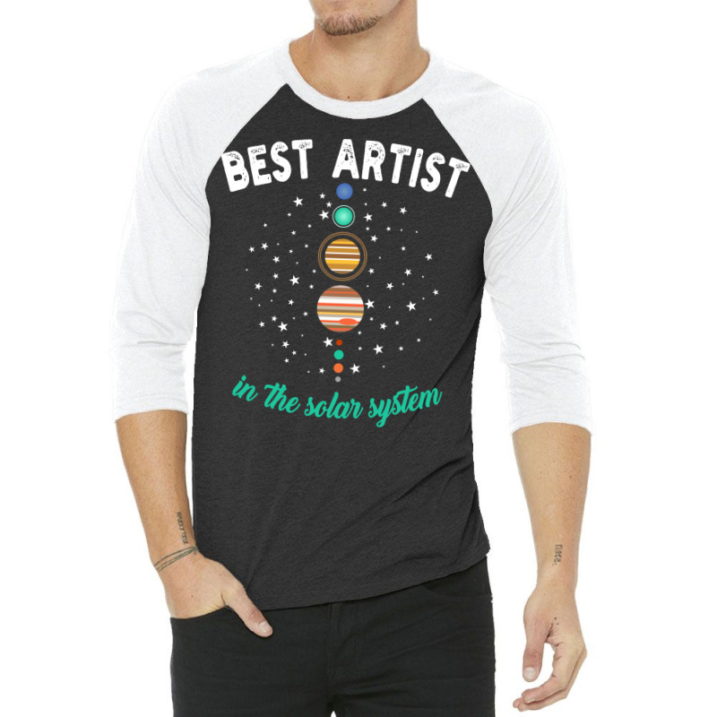 Best Artist In The Solar System Hippie 3/4 Sleeve Shirt by zydravidic2 | Artistshot