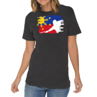 Pool Billiards Flag For Filipinos And Filipinas Vintage T-shirt | Artistshot