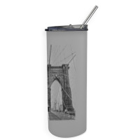 Brooklyn Bridge Skinny Tumbler | Artistshot