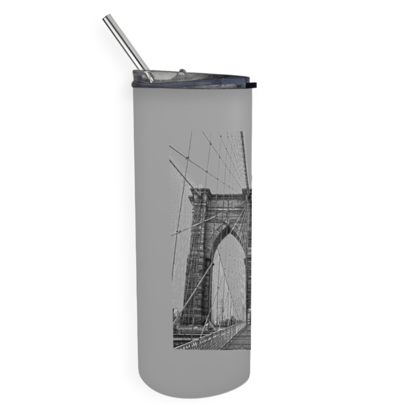 Brooklyn Bridge Skinny Tumbler | Artistshot