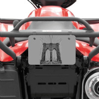 Brooklyn Bridge Atv License Plate | Artistshot