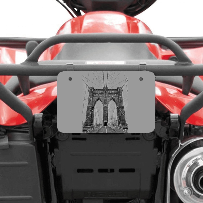 Brooklyn Bridge Atv License Plate | Artistshot