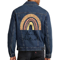 Gift Idea For Nail Artist Nail Tech Manicurist Nai Men Denim Jacket | Artistshot