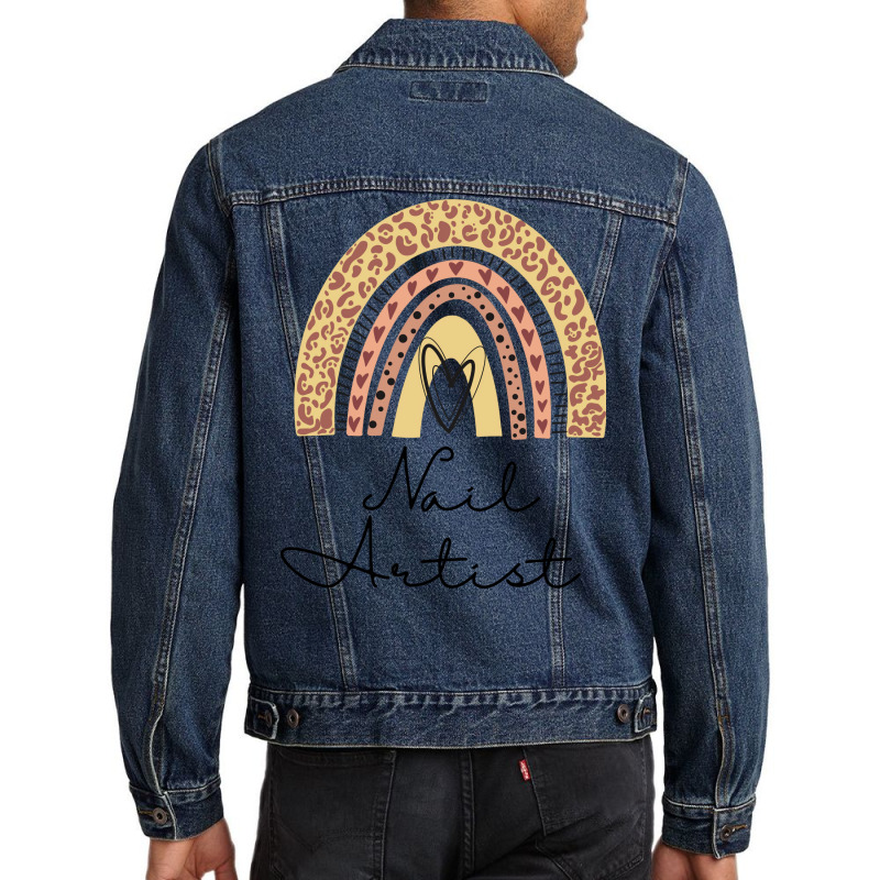 Gift Idea For Nail Artist Nail Tech Manicurist Nai Men Denim Jacket by zydravidic2 | Artistshot