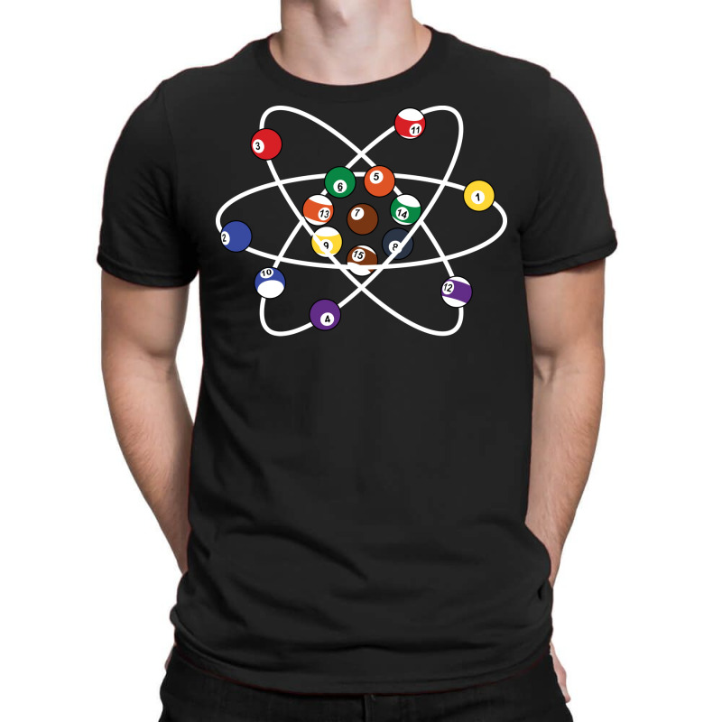 Pool Billiard Atoms Funny Billiards Gift T-shirt | Artistshot