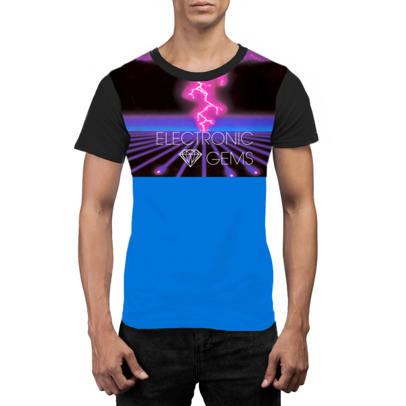 Electronic Gems   Circuit Thunderstorm (雷雨) Graphic T-shirt by mamaserashama | Artistshot