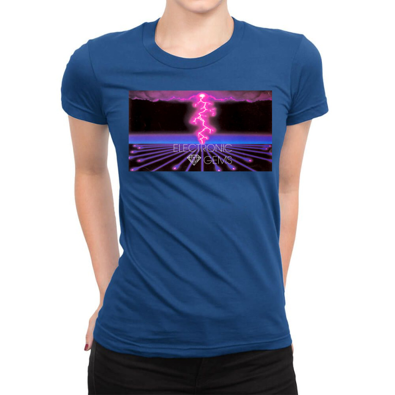 Electronic Gems   Circuit Thunderstorm (雷雨) Ladies Fitted T-Shirt by mamaserashama | Artistshot