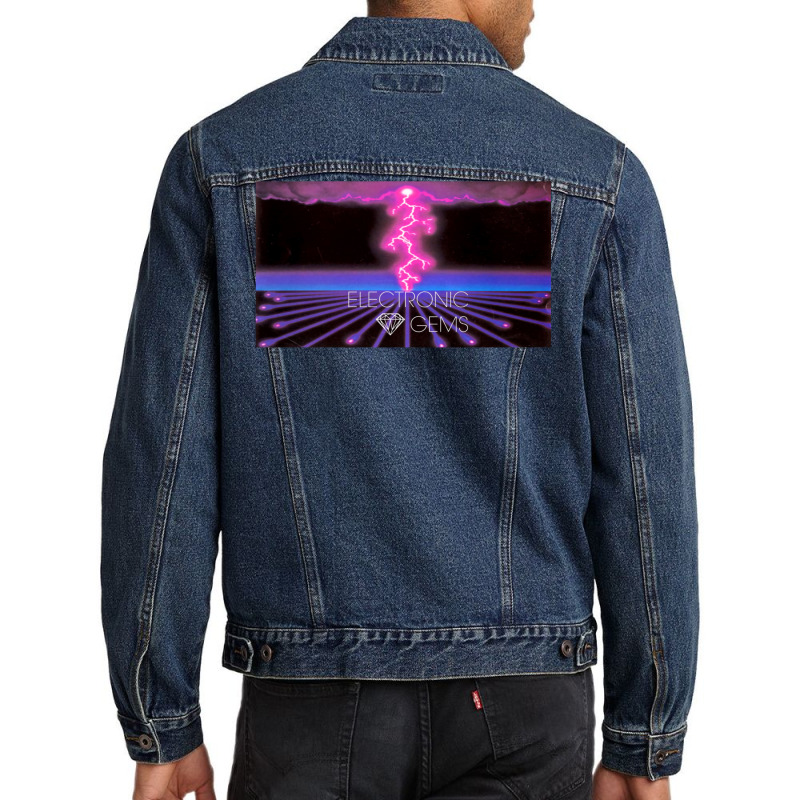 Electronic Gems   Circuit Thunderstorm (雷雨) Men Denim Jacket by mamaserashama | Artistshot