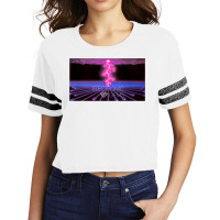 Electronic Gems   Circuit Thunderstorm (雷雨) Scorecard Crop Tee | Artistshot