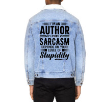 Im An Author Tumblr Unisex Sherpa-lined Denim Jacket | Artistshot