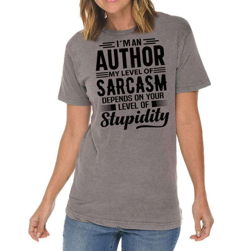 Im An Author Tumblr Vintage T-Shirt by omakatetterl | Artistshot