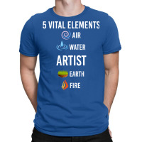 5 Elements Artist 70s T-shirt | Artistshot