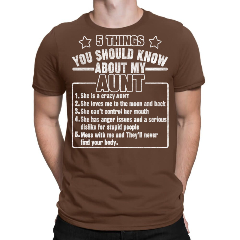 5 Things You Should Know About My Aunt 70s T-shirt | Artistshot