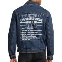 5 Things You Should Know About My Aunt 70s Men Denim Jacket | Artistshot