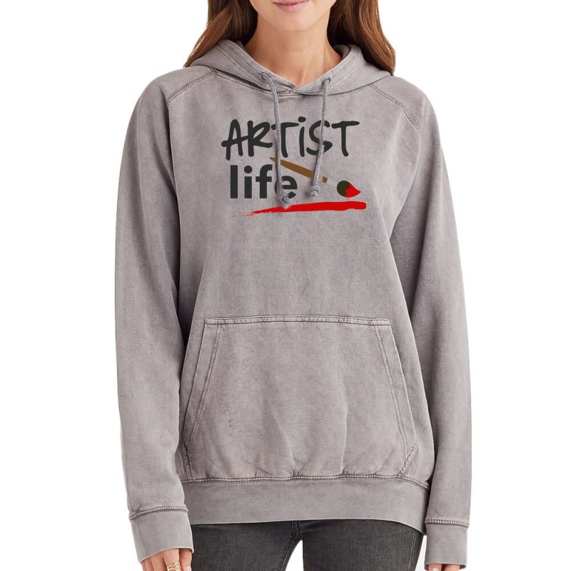 Artist Life Aesthetic Vintage Hoodie | Artistshot