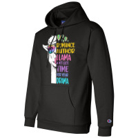 Romance Author Llama 80s Champion Hoodie | Artistshot