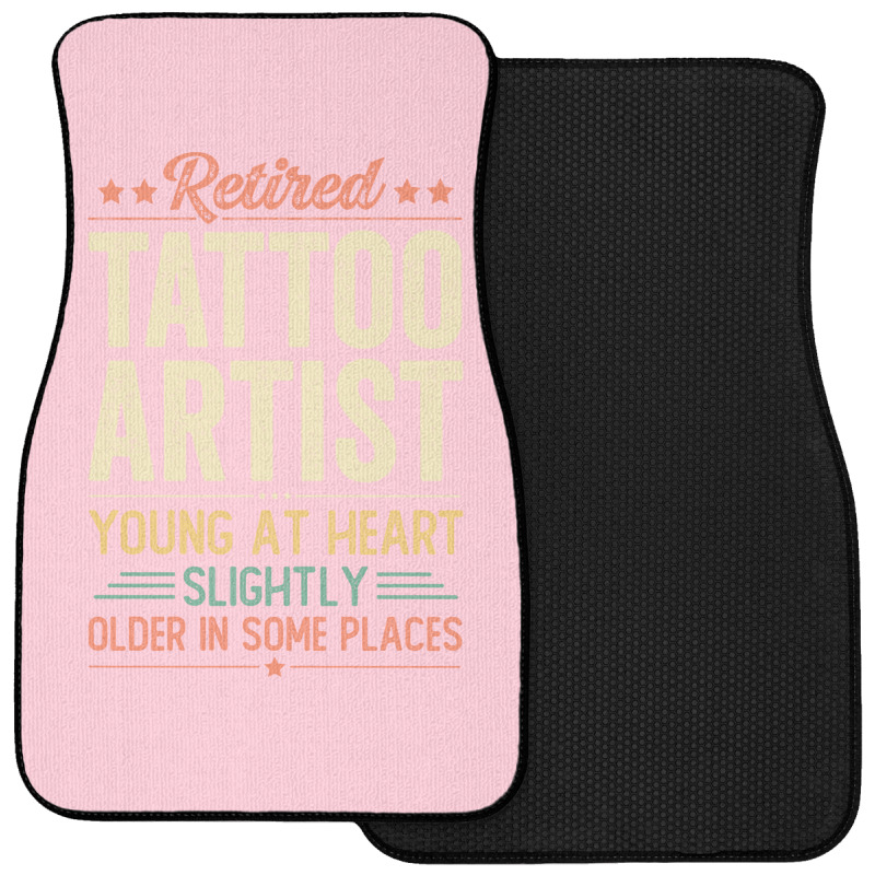 Retired Tattoo Artist Aesthetic Front Car Mat | Artistshot