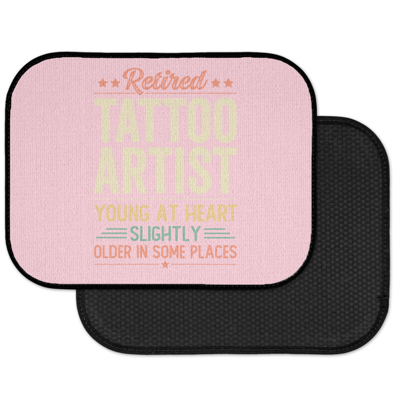 Retired Tattoo Artist Aesthetic Rear Car Mat | Artistshot