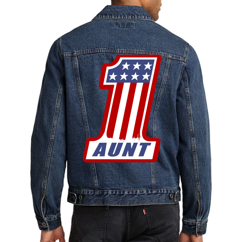 Number One Aunt Music Men Denim Jacket | Artistshot