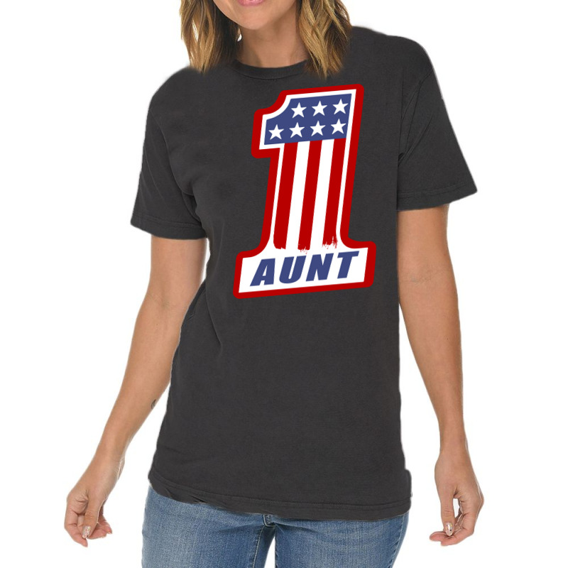 Number One Aunt Music Vintage T-shirt | Artistshot