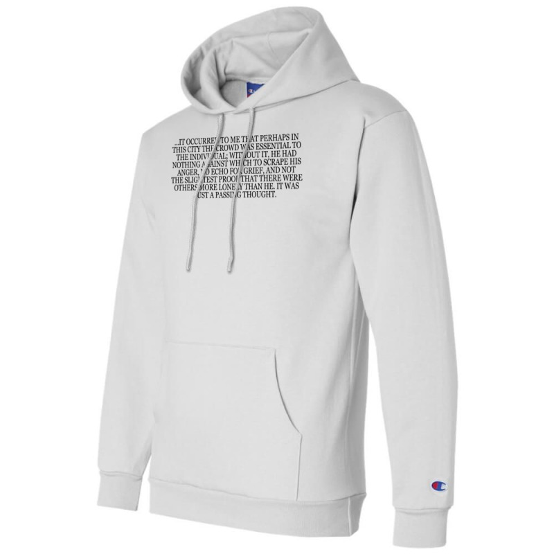 Don Delillo Blue Cute Champion Hoodie by sorimalwafeh | Artistshot