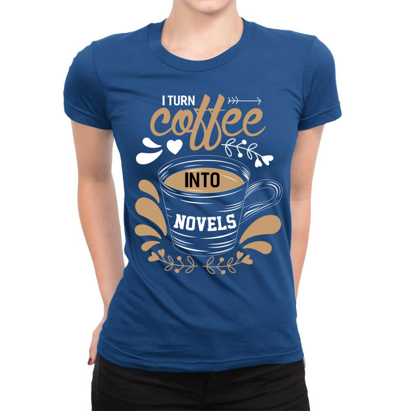 Author Book Writer Literature Bookworm Writing Gir Ladies Fitted T-Shirt by gasikasamues | Artistshot