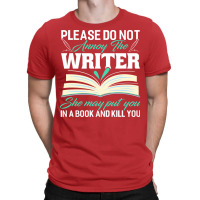 Author Book Writer Literature Bookworm Writing Gir T-shirt | Artistshot