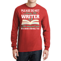 Author Book Writer Literature Bookworm Writing Gir Long Sleeve Shirts | Artistshot