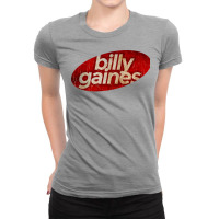 Billy Gaines Simple Red Elips Vintage Ladies Fitted T-shirt | Artistshot