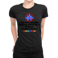 I Am Not A Puzzle Trending Ladies Fitted T-shirt | Artistshot