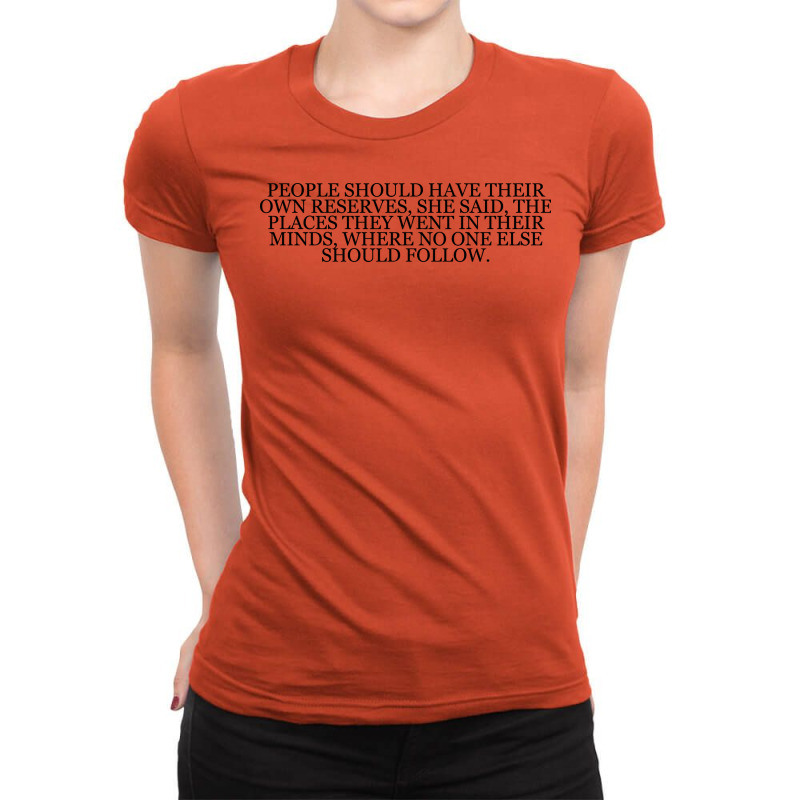 Maeve Binchy Book Quote Gift Ladies Fitted T-Shirt by adroidagbuib | Artistshot