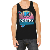 Poetry Poetic Poet Writer Author Retro Gift Yellow Tank Top | Artistshot