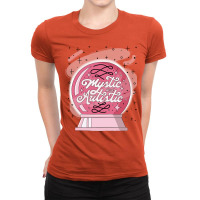 Mystic And Autistic Quote Ladies Fitted T-shirt | Artistshot