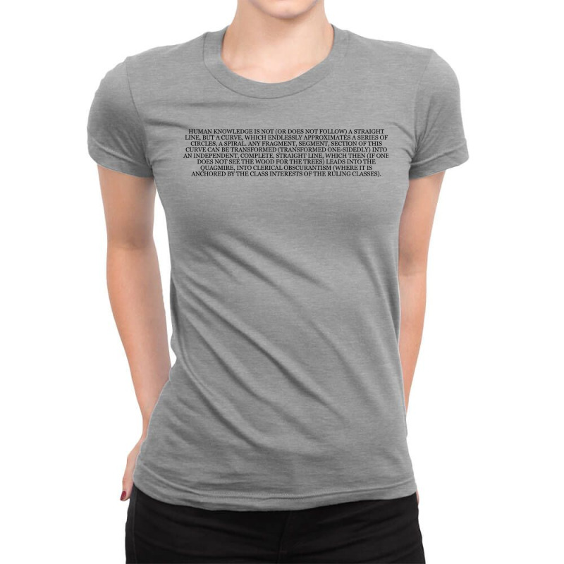 Vladimir Lenin Cute Ladies Fitted T-Shirt by gasikasamues | Artistshot