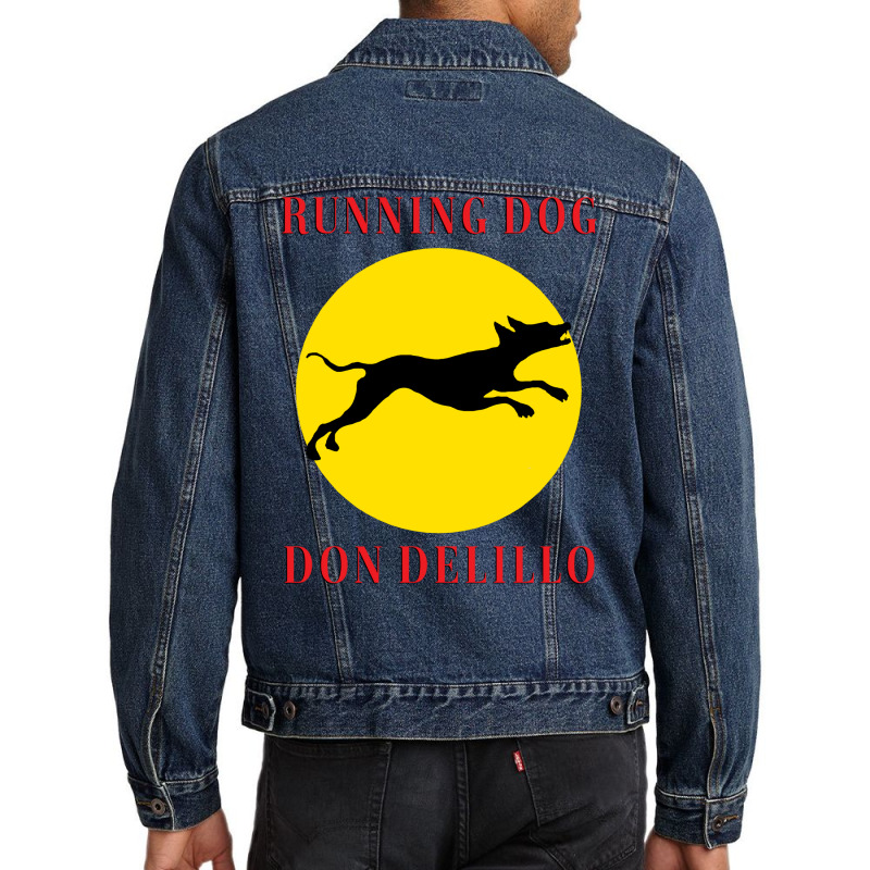 Running Dog Quote Men Denim Jacket by vonnezramzele | Artistshot