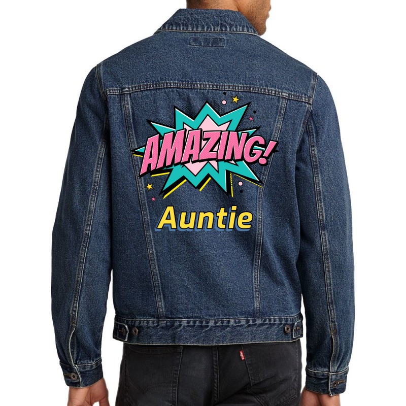 Amazing Auntie Nature Men Denim Jacket by efratydrexp | Artistshot