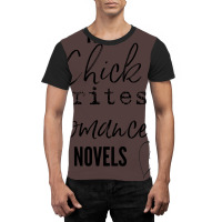 This Chick Writes Romance Novels Nostalgia Graphic T-shirt | Artistshot